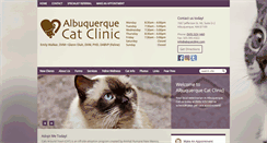 Desktop Screenshot of abqcatclinic.com